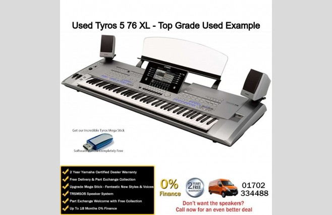 Used Yamaha Tyros 5 76 XL Top Grade Used Example - Image 1